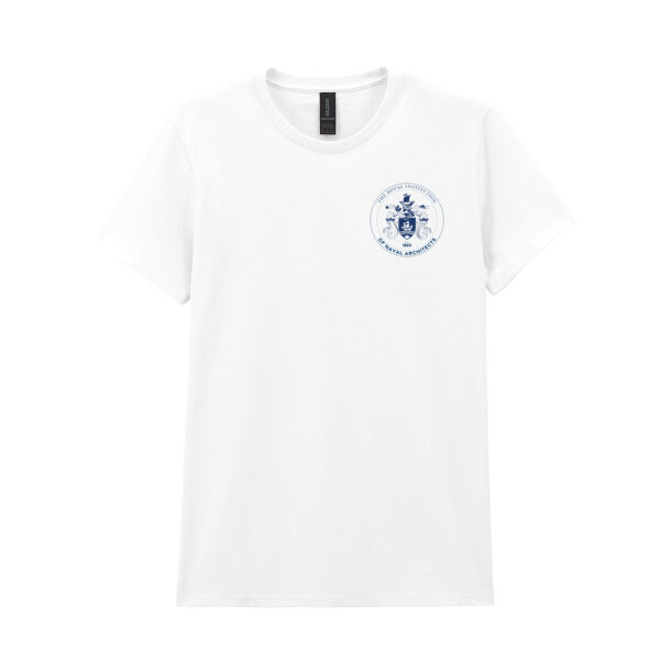 RINA 1860 Women's T-shirt - White or Sand/Navy Logo  Thumbnail