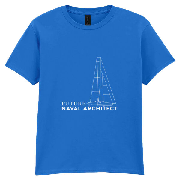 RINA Future Naval Architect Kids' T-shirt - Navy/White Logo Thumbnail