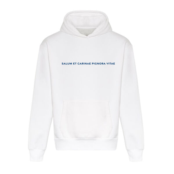 RINA Simple Motto Hoodie - White or Sand  Thumbnail