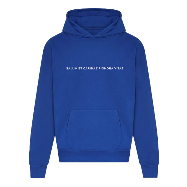 RINA Simple Motto Hoodie - Navy or Black Thumbnail