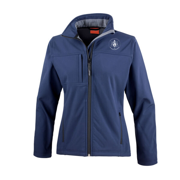 RINA Women's Classic Softshell Jacket - Navy Thumbnail